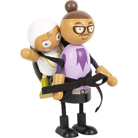 small foot Biegepuppen Familie mit Kind