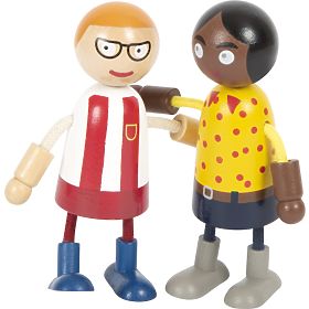 small foot Biegepuppen Familie mit Kind, small foot