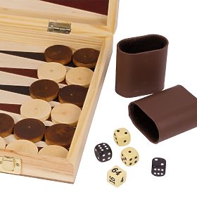 Small Foot Case für Schach und Backgammon