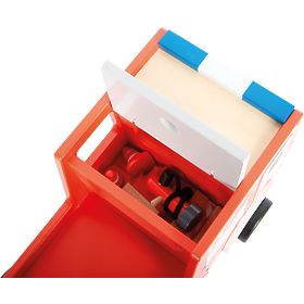 small foot Holz-Feuerwehrauto