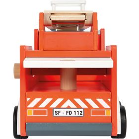 small foot Holz-Feuerwehrauto