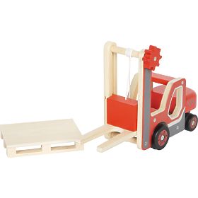 small foot Holz-Gabelstapler mit Palette, small foot