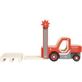 small foot Holz-Gabelstapler mit Palette