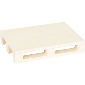 small foot Holz-Gabelstapler mit Palette