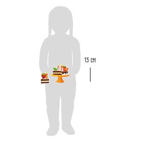 small foot Holz-Geburtstagskuchen mit Früchten