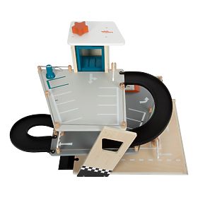 small foot Holz-Rennparkhaus