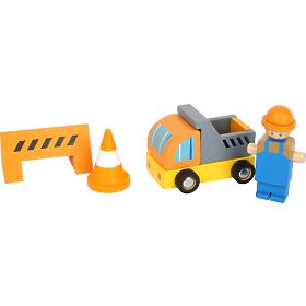 small foot Holzkran mit Zubehör