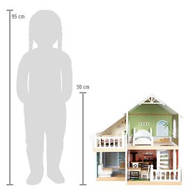 small foot Holzpuppenhaus mit Terrasse