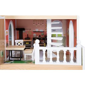 small foot Holzpuppenhaus mit Terrasse