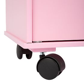 small foot Holzpuppenschrank rosa