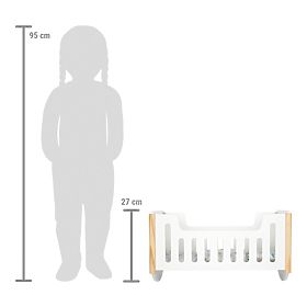 small foot Holzpuppenwiege Little Button