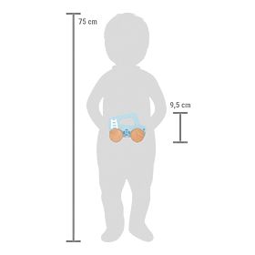 small foot Holzschiebeauto Blau