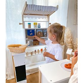 small foot Holztransportkiste mit Milchflaschen Fresh, small foot