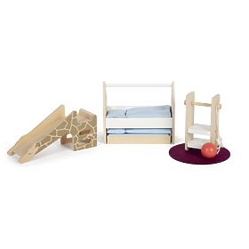 small foot Puppenhaus mit Möbeln, natur