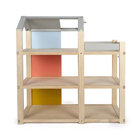 small foot Puppenhaus mit Möbeln, natur