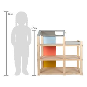 small foot Puppenhaus mit Möbeln, natur, small foot