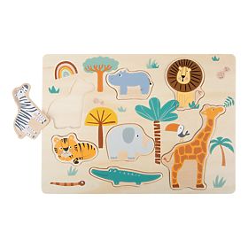 Small Foot Insert Holzpuzzle Safari