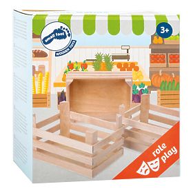 small foot Set große Transportkiste für Lebensmittel 3 Stk.