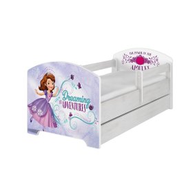 Kinderbett mit Rausfallschutz - Sofia die Erste, BabyBoo, Sofia the first