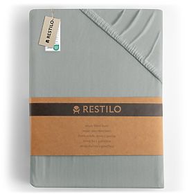 Spannbettlaken AMBER Farbe Grau klassischer Stil Material Jersey 80-90x200 DecoKing