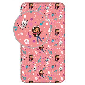 Spannbettlaken Gabby’s Dollhouse 90x200