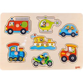Steckpuzzle mit Griffen Verkehr