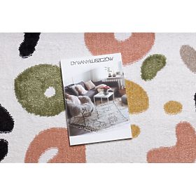 Teppich FUN Spots für Kinder, Flecken Creme, F.H.Kabis