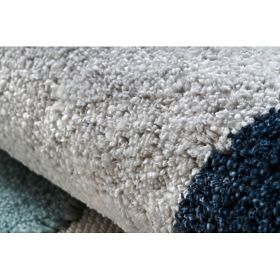 Teppich YOYO GD59 weiß / grau - Kätzchen für Kinder, strukturell, sensorisch Fransen