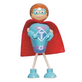 Tidlo Holzfiguren Superhelden