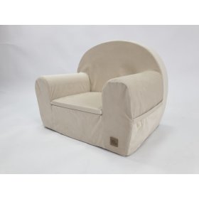 Kindersessel Velvet - beige, TOLO