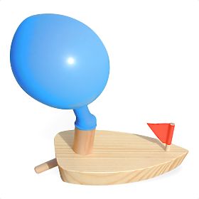 Vilac Boot mit Ballonantrieb, Vilac