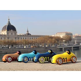 Vilac Holzauto Old Sport Compet dunkelblau, Vilac