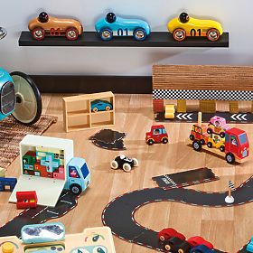 Vilac Holzauto Old Sport Compet gelb