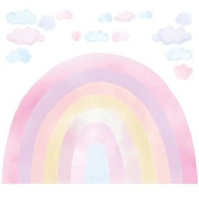 Wandaufkleber - rosa Regenbogenaufkleber