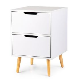 Weißer NORLA-Nachttisch, MODERNHOME