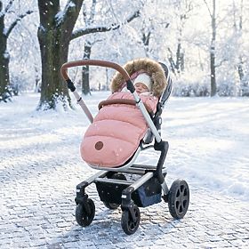 Winterfußsack für den Mouse Kinderwagen - Altrosa