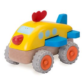 Wonderworld Holz Mini Flugzeug Huhn, Wonderworld