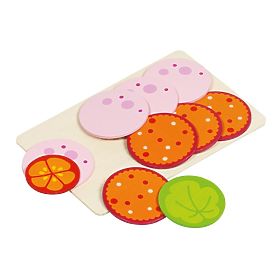 Wurst auf einem Brett - Lebensmittel für Sandwiches, Goki