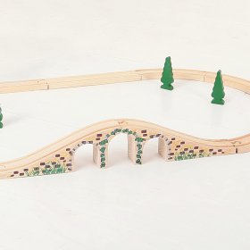 Bigjigs Rail Eisenbahnbrücke aus Holz, Bigjigs Rail